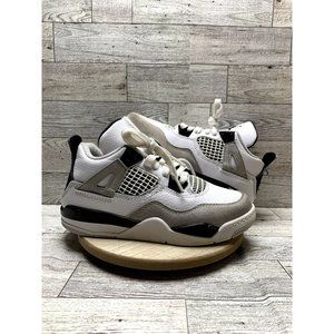Air Jordan Retro 4 Military Black 2022 Kids Basketball Shoe 13C